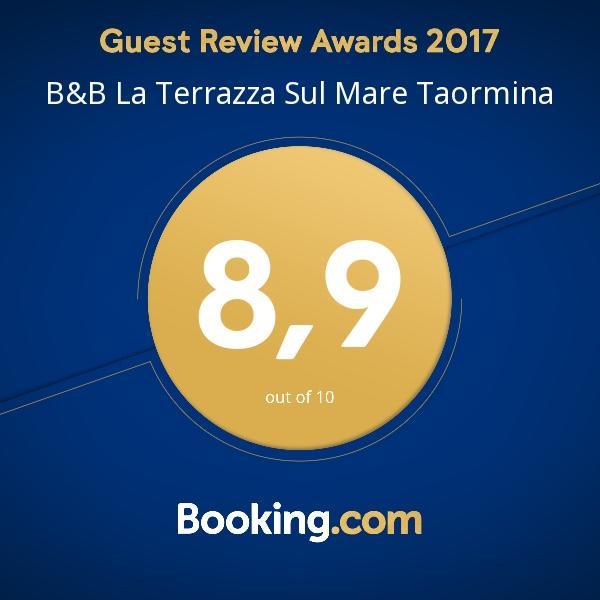 B&B La Terrazza Sul Mare Taormina Exterior foto